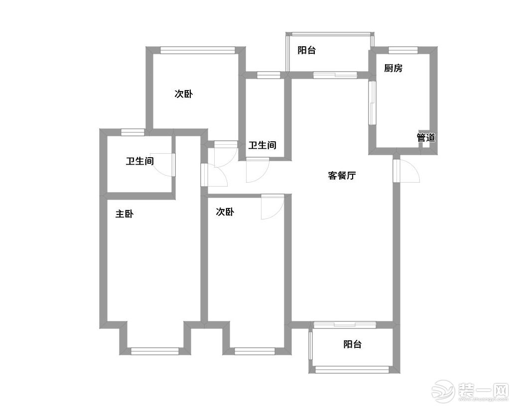  招商雍華府+現(xiàn)代簡約風格+全包20萬