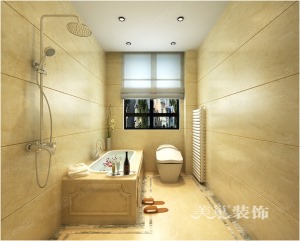 新中式风格三居室装修案例卫生间