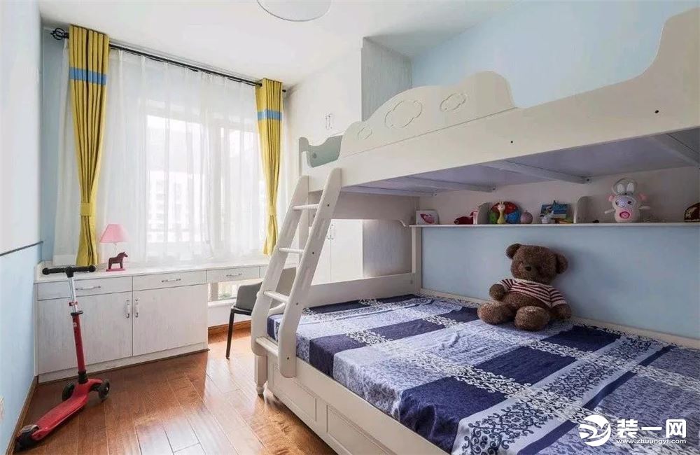 108平三居室新中式风格儿童房装修效果图