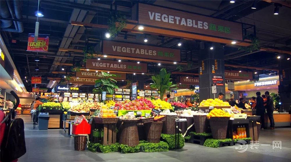 BNH超市-东莞大型商超装修案例-水果区