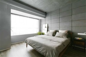 福州三江城180平米大戶型現代簡約風格臥室、飄窗