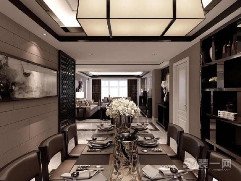 150现代风格四居室餐厅装修效果图