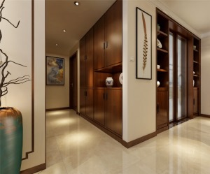 兰州闽东装饰全包花12万元装修这套129平米的三居室，中式风格