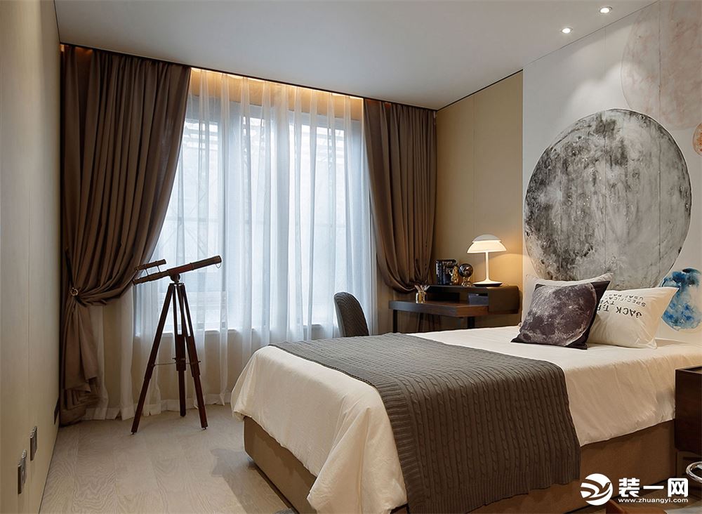 龙都国际中式风格效果二居室--卧室