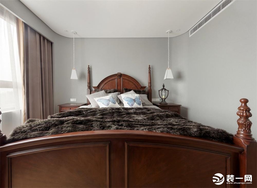 南湖世纪1期120平三居室美式风格--卧室