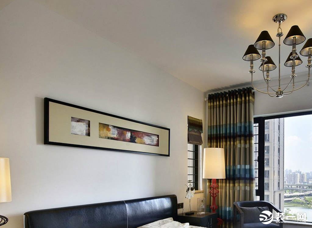 【众意装饰】望江橡树林 做三期  80平 现代风格效果图-卧室