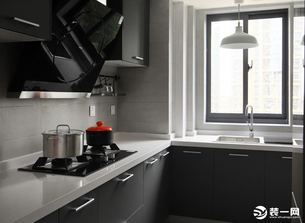 【众意装饰】水电云立方115平 现代风格效果图-厨房