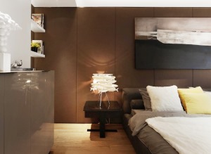 保利心语九期四居室现代简约风格效果图--卧室