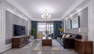 宝丰绿洲  125㎡美式三居室，全屋高级灰+简洁大方的装修，真让人眼前一亮！