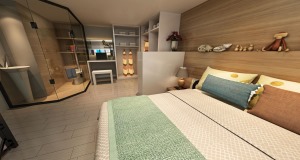 现代loft卧室