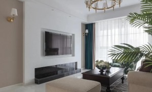 西宁香格里拉现代美式三居室，运用莫兰迪色打造优雅暖心小家