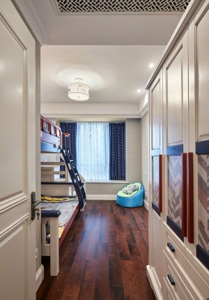 儿童卧室：卧室里更能凸显美式风格