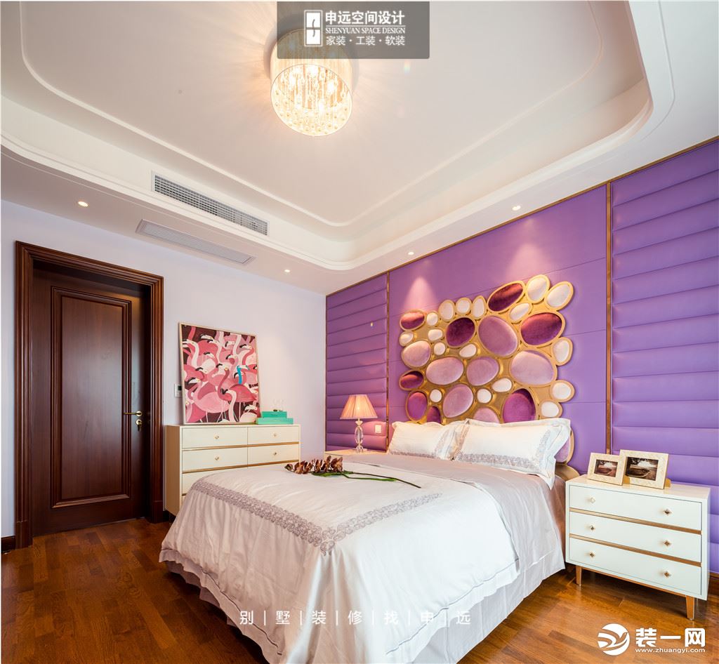 粉紫色的梦幻卧室，藏着属于小女孩的美妙梦境。