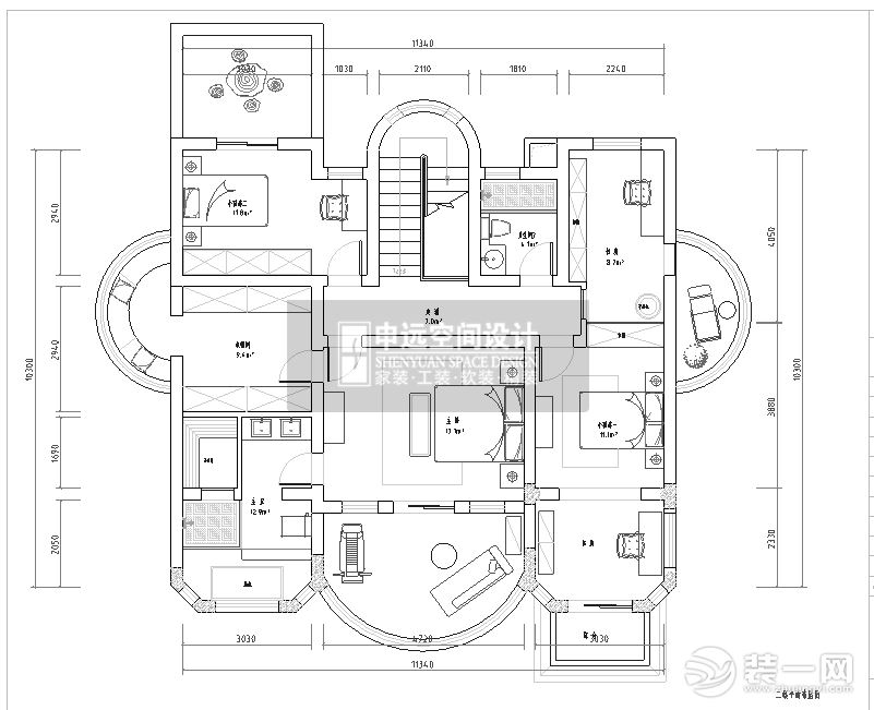 【嘉定】加州花园-300平-新中式【申远实景作品集】