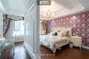 三楼是卧室，紫色高贵色系为主色，神秘高贵突现。