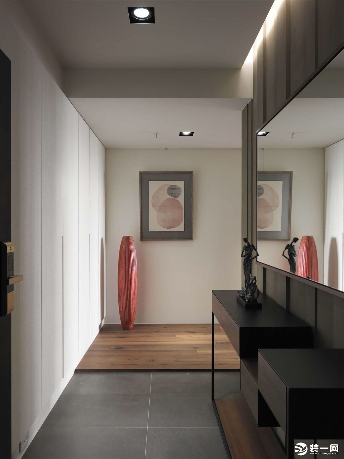 【千思装饰】120㎡明代简约室内装修设计+卫生间 浴室柜装修实景图