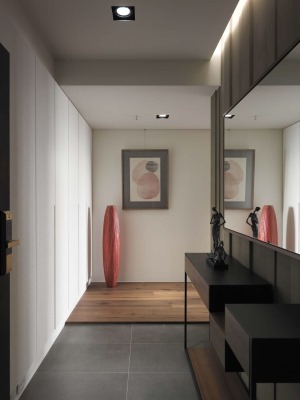 【千思装饰】120㎡明代简约室内装修设计+卫生间 浴室柜装修实景图