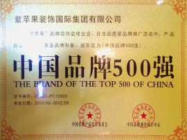 中国500强品牌企业
