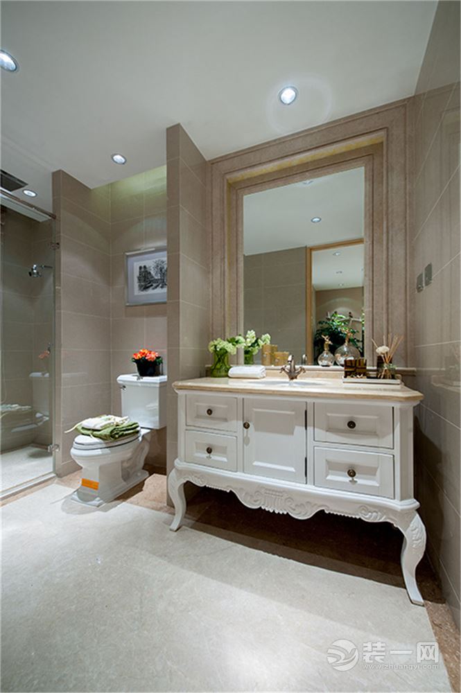法式的浪漫温情设计 +欧式+浴室效果图