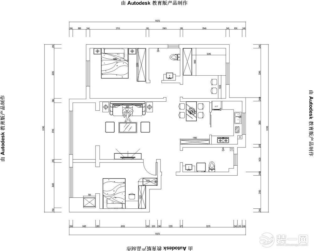 嘉富麗苑103平北歐風(fēng)格張迎建設(shè)計大包9萬