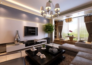 在家具配置上，白亮光系列家具，独特的光泽使家具倍感时尚，具有舒适与美观并存的享受。在配饰上，延续了黑