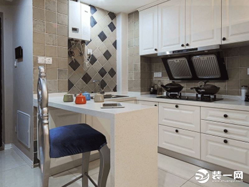 【优品上东】95平米两室简约风格装饰效果图~厨房