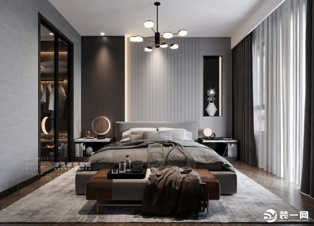 合理规划有效利用空间，营造舒适且具格调的卧室氛围。