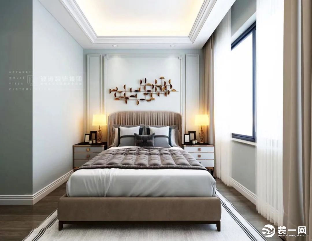客房设计比较简约，侧重空间的包容性和舒适性