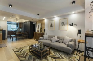 御锦城95平米装修效果图+简约+客厅沙发