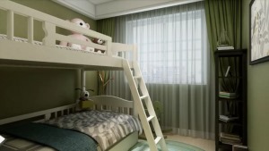【源艺汇通】集祥君悦134.25平简美风格装修案例——儿童房