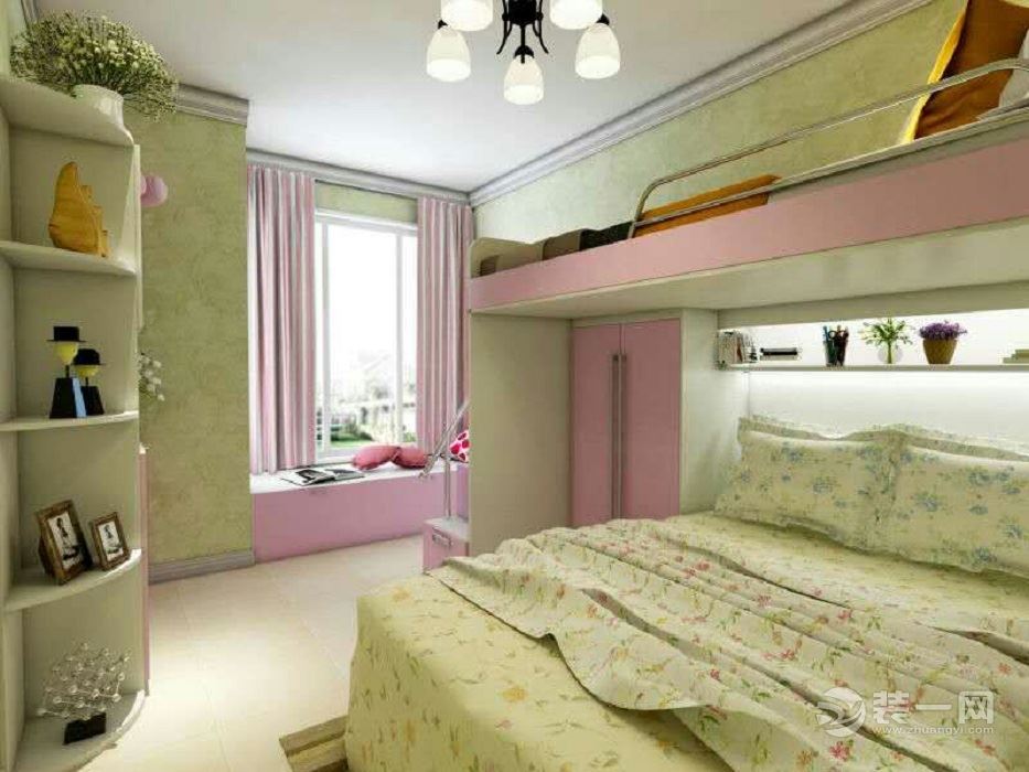 江山美地150平四室现代简约风格装修效果图卧室