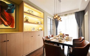 香海西岸 120平 三居室 造价11万现代风格