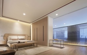 【大业美家装饰】中国院子400㎡新中式设计卧室