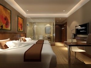最新小型宾馆客房装修设计图片