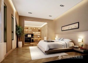 泰禾·北京院子-520平米新中式风格别墅装修实景案例--卧室