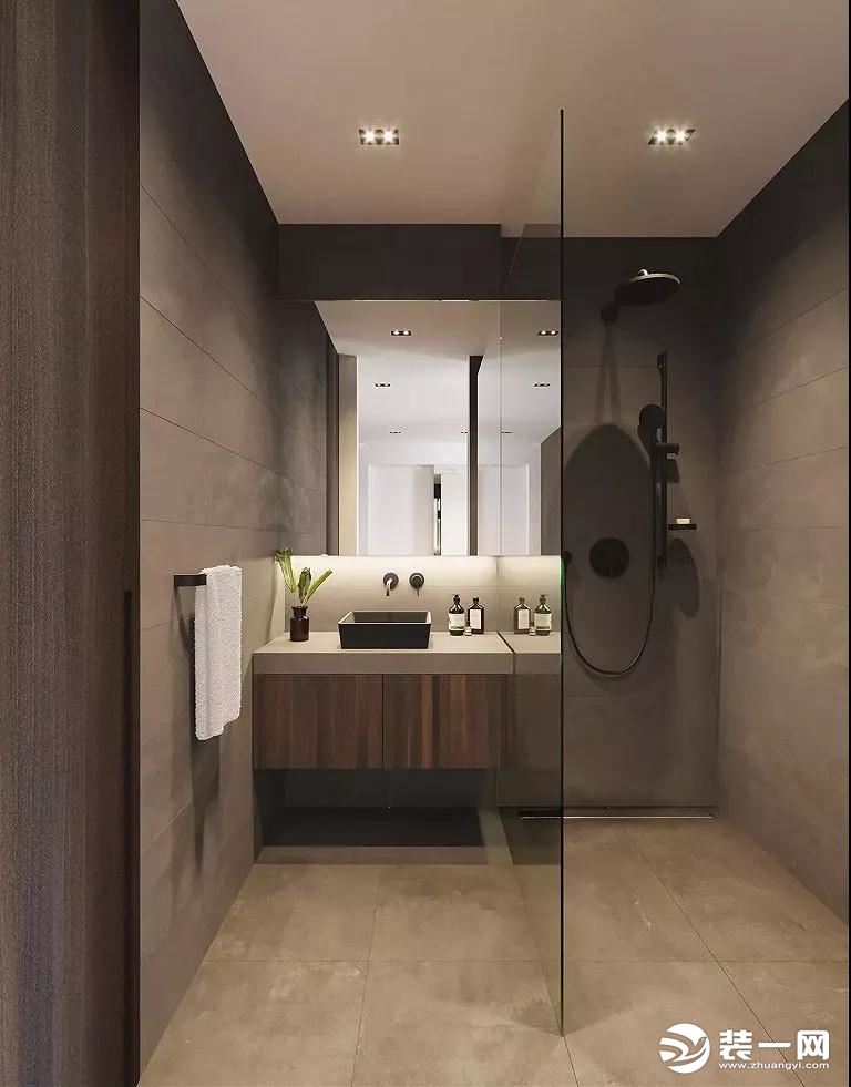 京汉·君庭三居室108平现代风格，卫生间