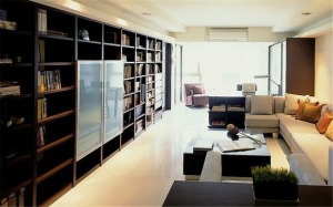 群升江山城125平米三居室现代风格装修效果图