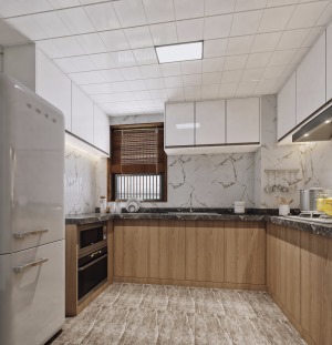 福州龙庭湾四居室158平中式风格厨房装修效果图