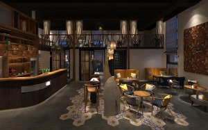 【未央设计】郑东商业中心 130㎡酒吧装修案例
