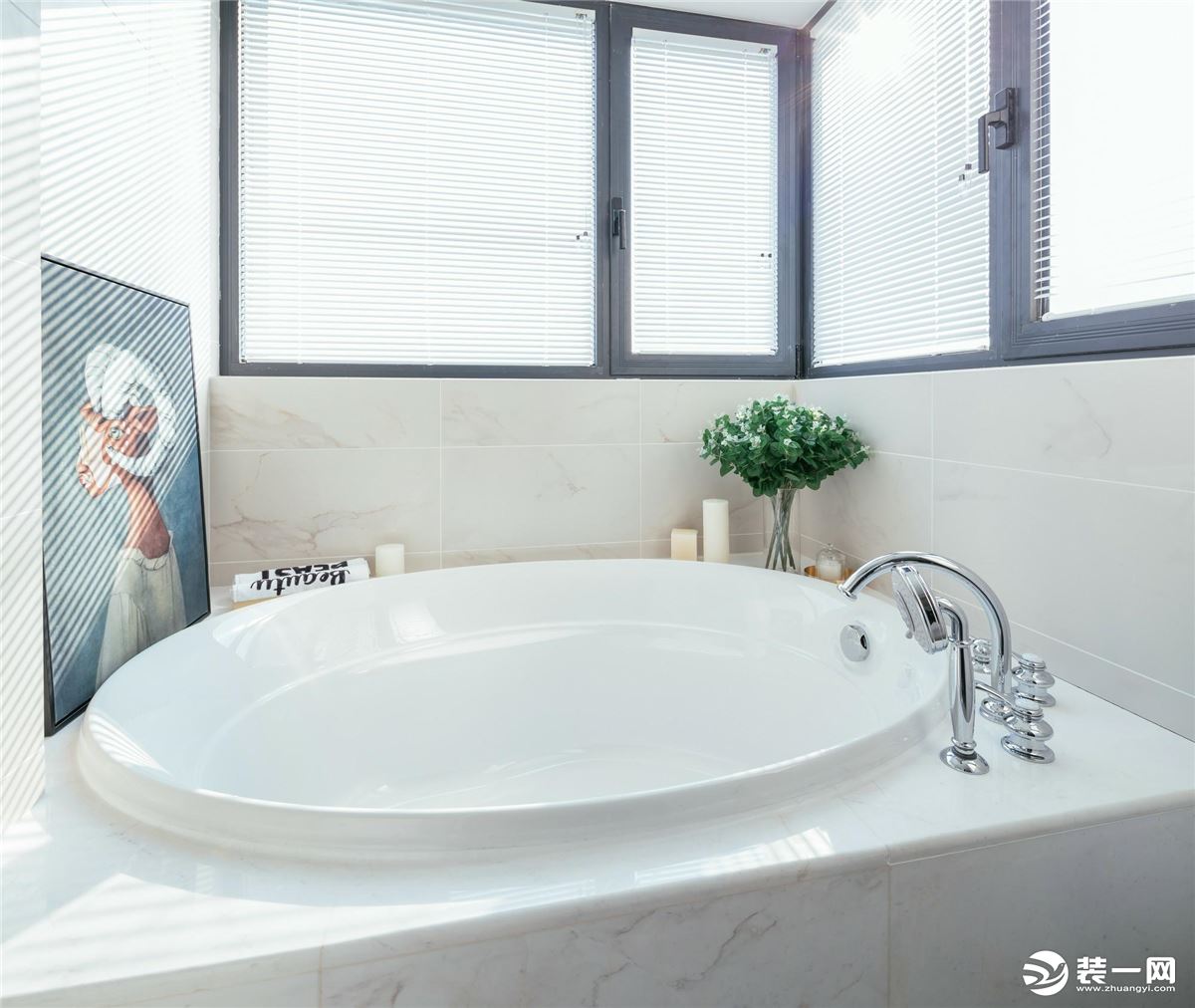 雅居乐荣华里 137㎡北欧风格洗手池装修效果图