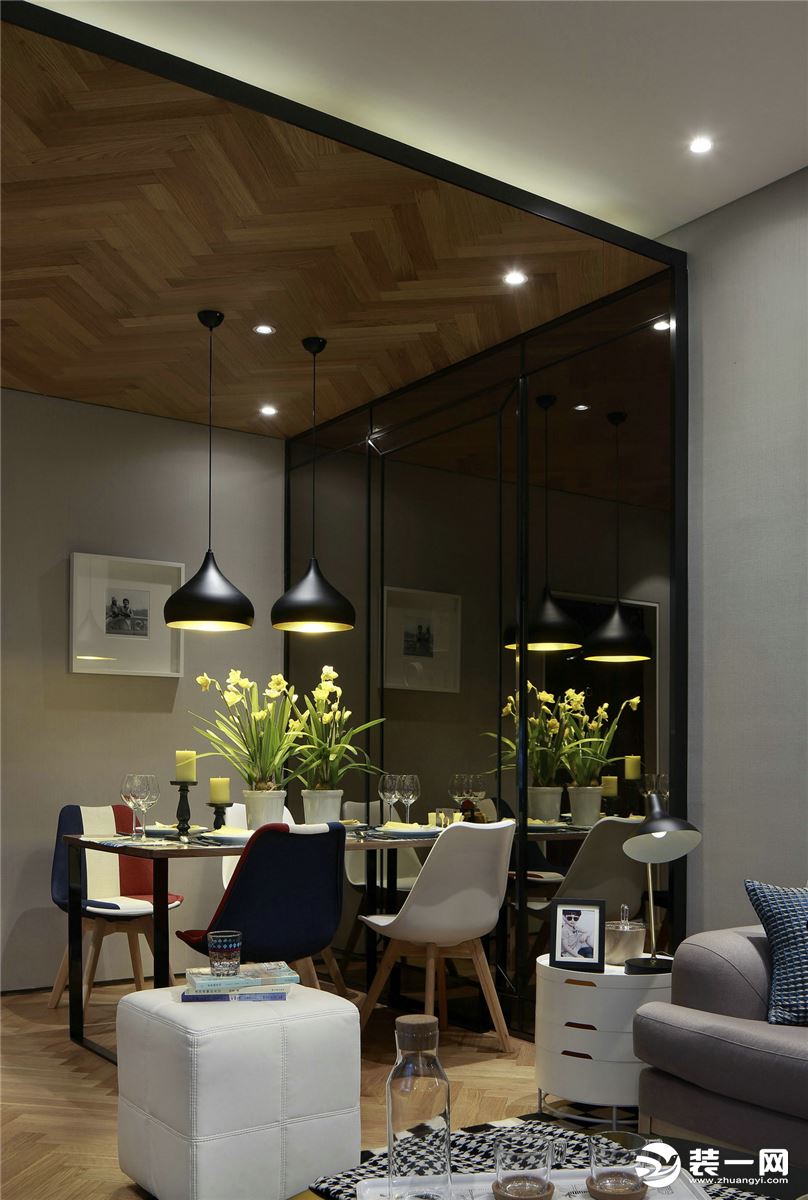 融创御园 182平方 新中式风格餐厅装修效果图