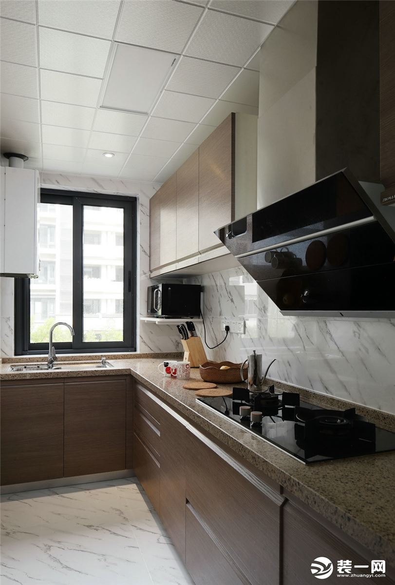 新城锦域-124平方中式风格厨房装修效果图