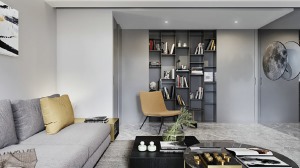 融创御园-127平方 现代轻奢风格装客厅修效果图