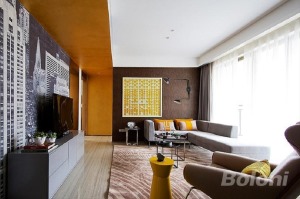博洛尼家装-颐源居-90平-三居室-简约风格设计方案