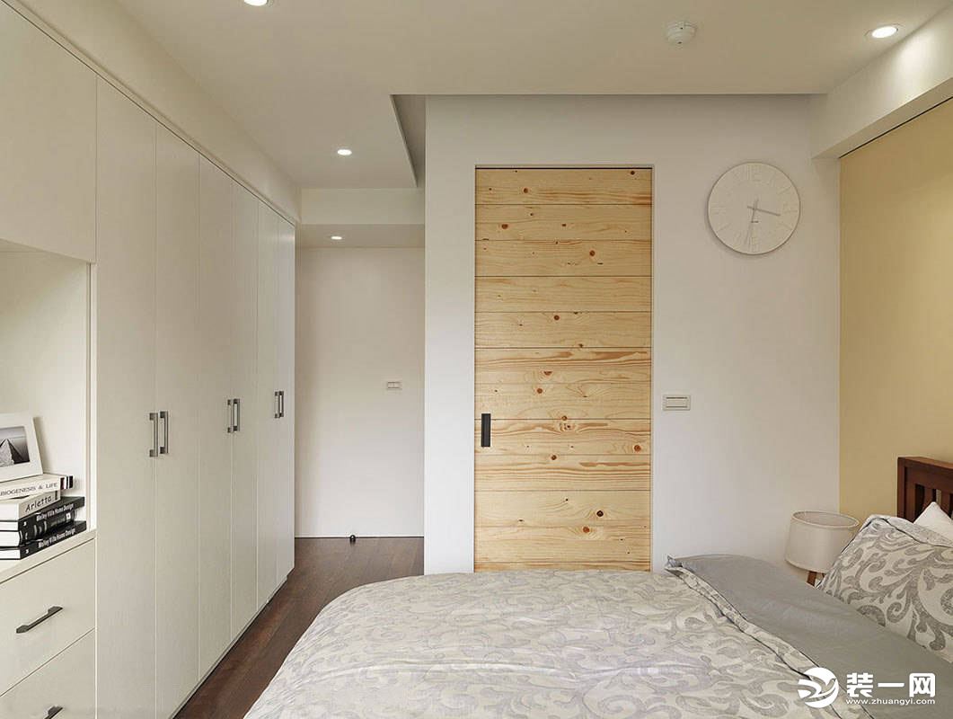 保利江上明珠75平方三居室现代简约风格卧室装修效果图