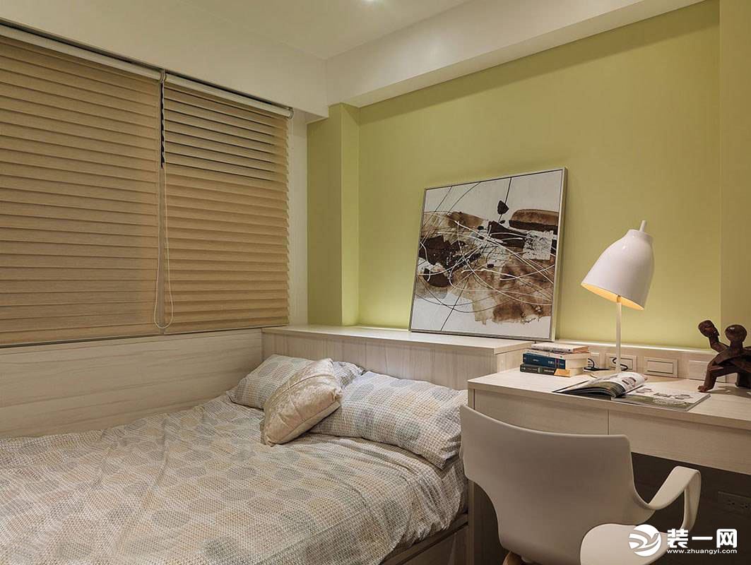 保利江上明珠75平方三居室现代简约风格卧室装修效果图