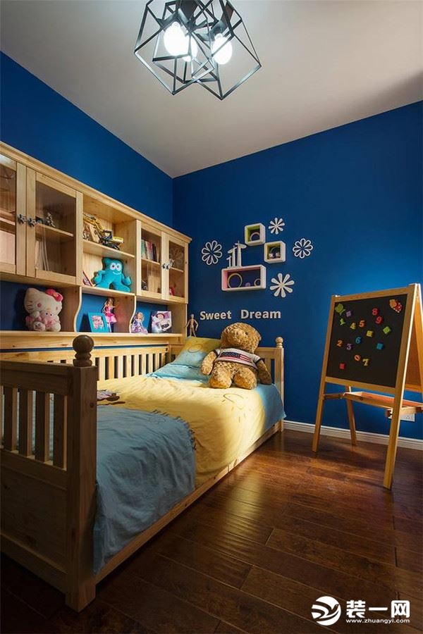 叠彩西城60平方两居室混搭风格儿童房装修效果图