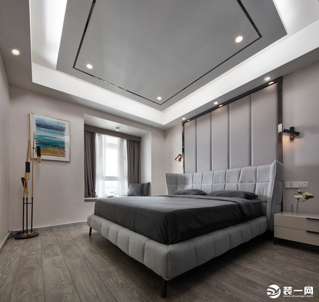 春语江山70平方两居室现代风格卧室装修效果图