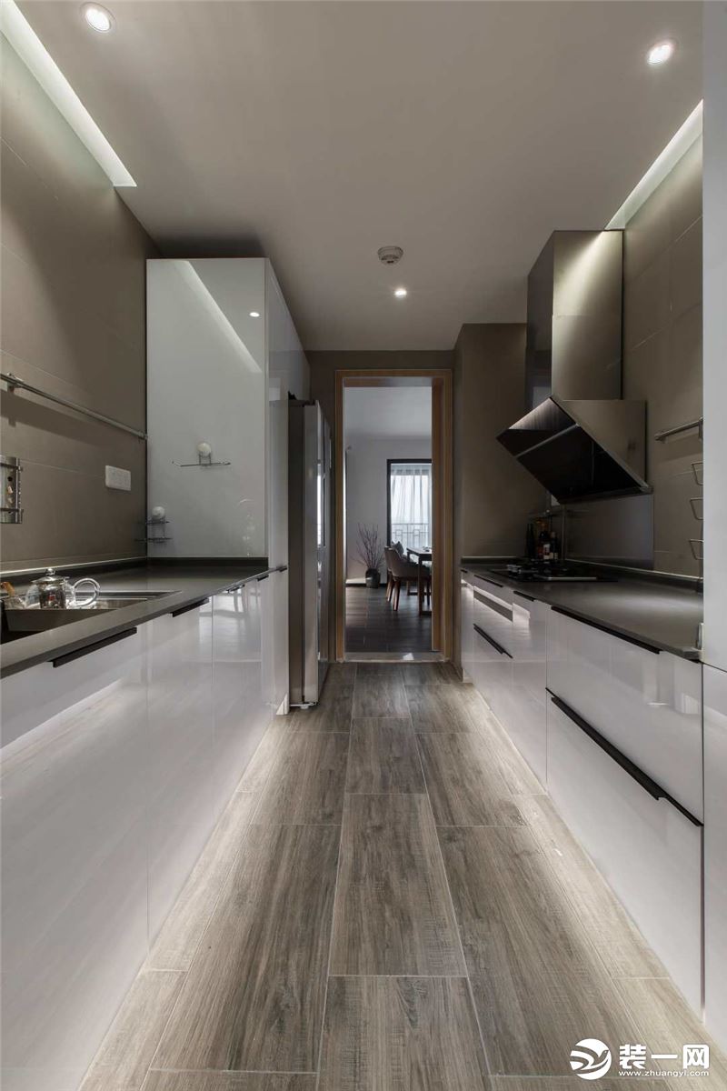 国际社区75平方三居室新中式风格厨房装修效果图