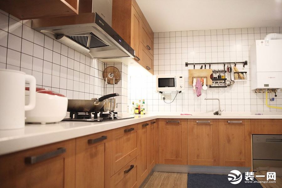 申佳上海时光90平方三居室现代风格厨房装修效果图